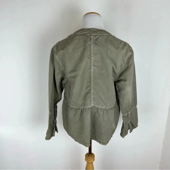 Anthropologie Amo Olive Green Utility Jacket - Picture 3 of 4